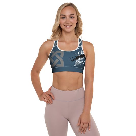 Blue navy Padded Sports Bra