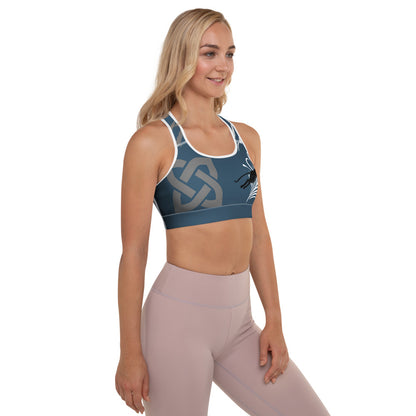 Blue navy Padded Sports Bra